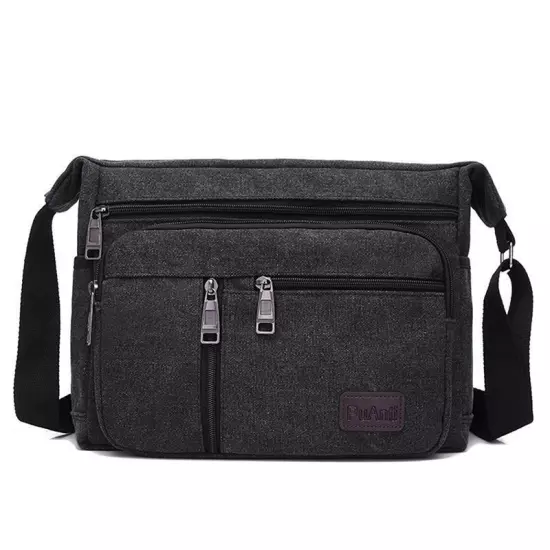 Casual Tote Travel Men's Crossbody Bag Men Canvas Shoulder Bags Casual Messenger