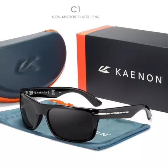 Original Kaenon Polarized Sunglasses TR90 Men and Women Mirrored lens UV400-0616