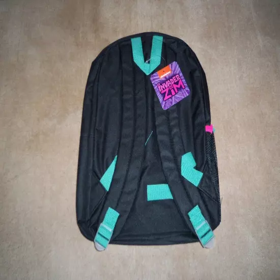 NEW, NICKELODEON INVADER ZIM 15" BACKPACK W/ SIDE POCKET