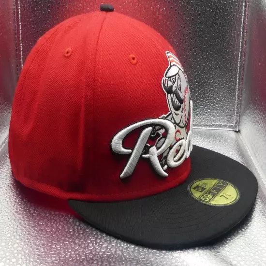 Cincinnati Reds New Era 59Fifty 7 3/4 Fitted Hat Cap Baseball Red White Black