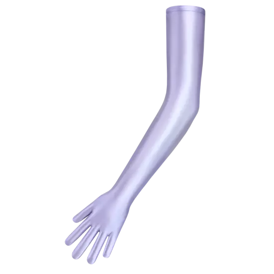 Women Stretch Glossy Shiny Gloves,Spandex,Extra Long Opera Gloves Evening Party