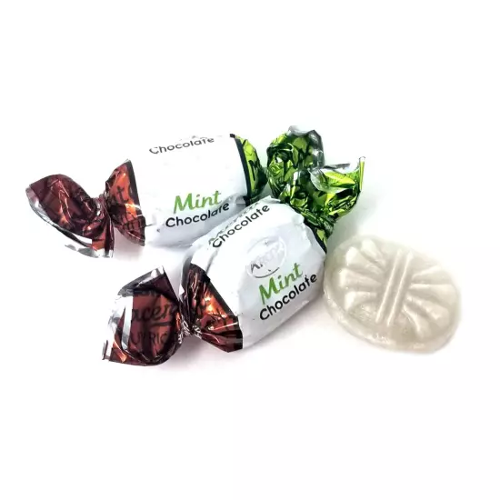 Arcor Chocolate Filled Mints Hard Candy Bulk Pack 2Lbs