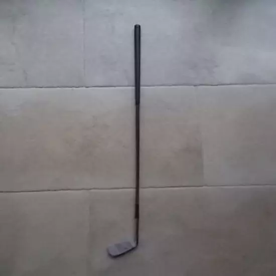 Antique Metal Shaft Wood Effect Golf Club Geo Doughty 3 Iron HandForged Scotland