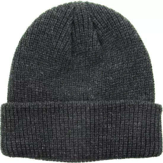 Warm Winter Knit Cuff Beanie Cap Fisherman Watch Cap Daily Ski Hat Skully