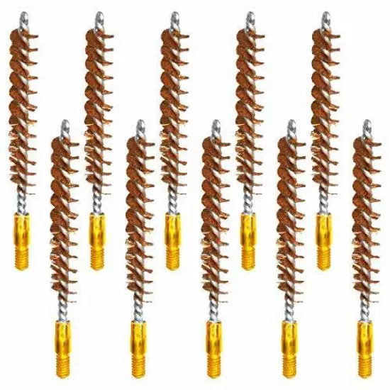 10-pk McJ Tools® Rifle Brush Bronze Bore; Must Have for Professional Hunter