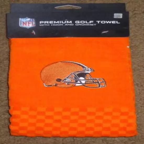 NFL Embroidered Tri-fold Golf Towel - Cleveland Browns