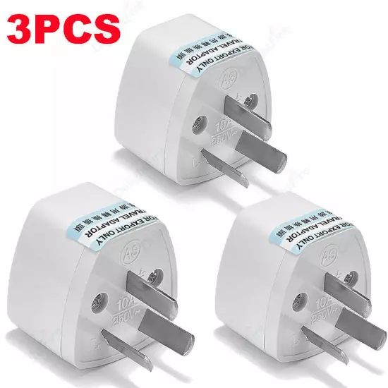 US UK EU Universal to AU Australia AC Power Adapter Plug Travel Converter