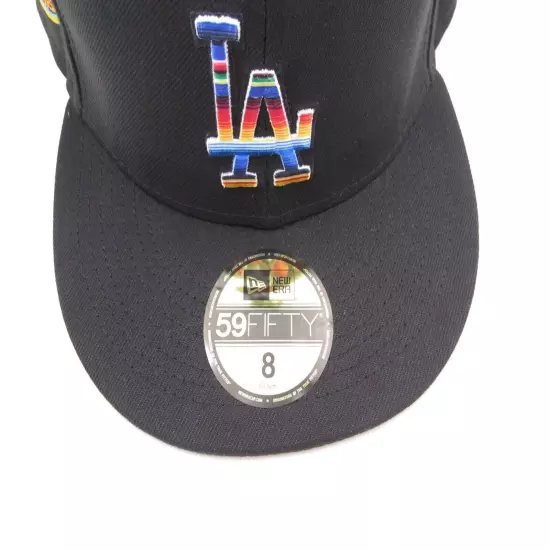 New Era 59Fifty LA Dodgers 50th Anniversary Stadium Trucker Fit Hat Sz 8