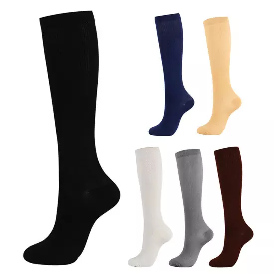 Compression 15-20mmHg Graduated Support Socks Calf Mens Womens S-XXL