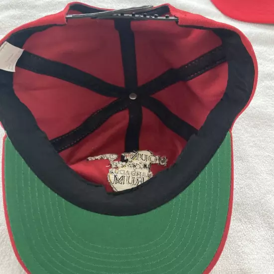 Mount Gay Rum Bardados Hat Cap Strap Back Key West 1998 Red Adjustable