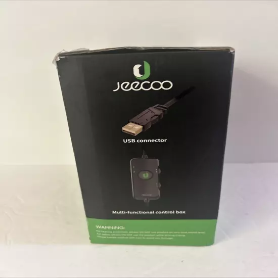 Jeecoo V20U Black 7.1 Surround Sound Gaming Headset Compatible With PC Laptop