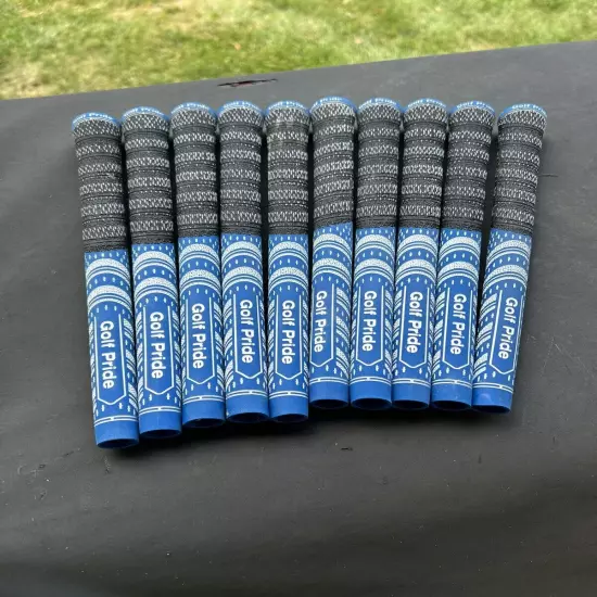 10PCS Golf Blue Standard / Midsize MCC Golf Pride Grips Blue