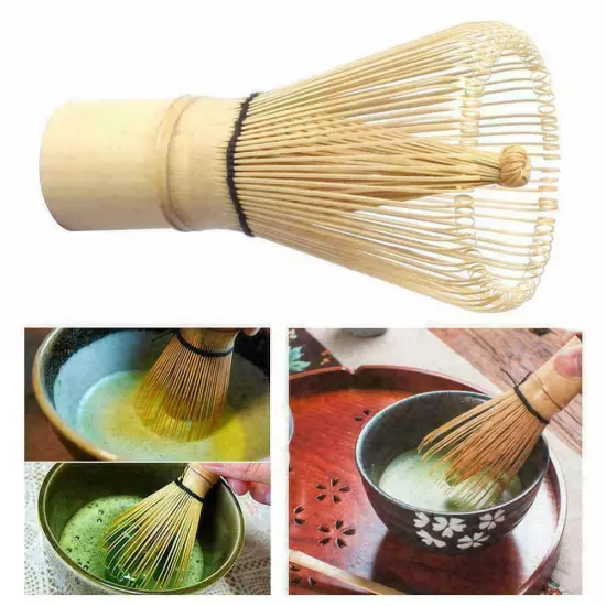 Whisk Japanese Bamboo Matcha Powder Green Kit Sauce Tools Hot Chasen Brush A9Y4