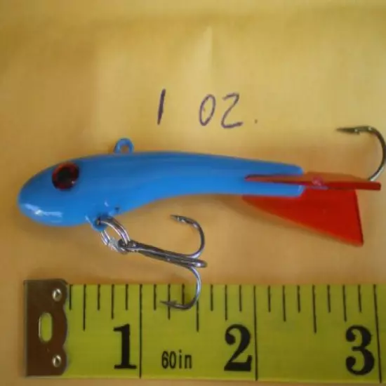 15 PCS. MINNOW JIGGING/CASTING FISHING LURE BAIT/ICE FISHING 1 OZ. CHOOSE COLOR