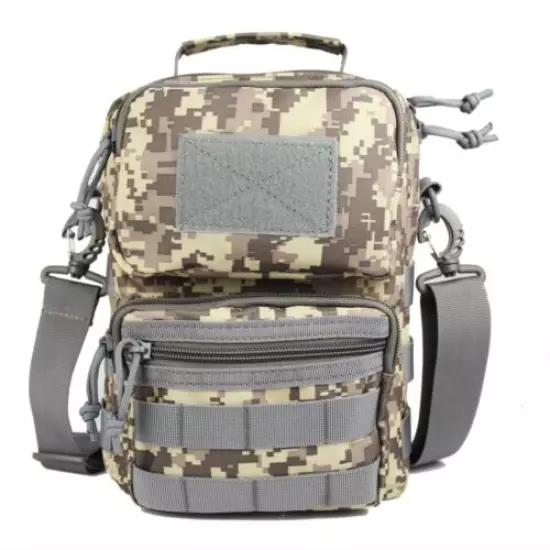 Outdoor Daily Wear Shoulder Bag Chest Bag + Molle Mobile Phone Pouch Fanny Pack