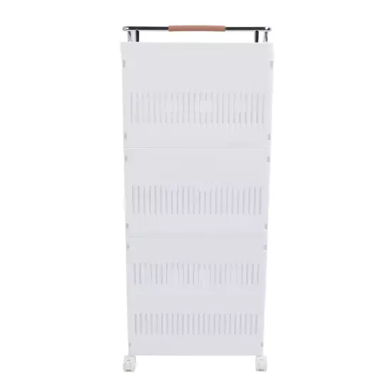 Rolling Storage Cart Multifunction Utility Rolling Storage Organizer Folding