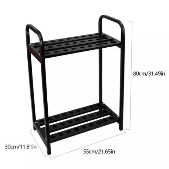 Metal Golf Club Holders Golf Club Display Stand Storage Rack Holds up to 27 Rods