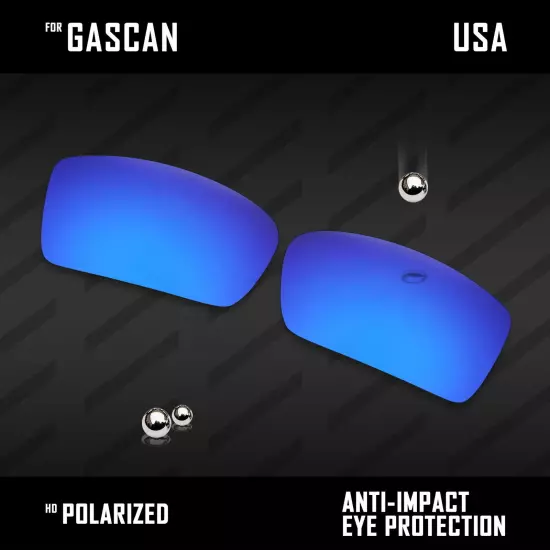 Anti Scratch Polarized Replacement Lenses for-Oakley Gascan OO9014 Options