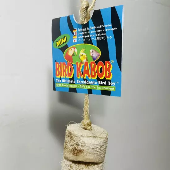 BIRD KABOB Ultimate Shreddable Bird Toy 100% Biodegradable Environment Safe SM