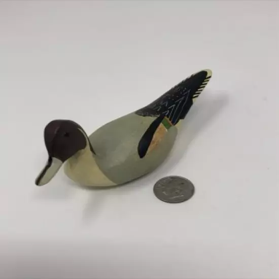 Ward Brothers Pintail Miniature Duck Decoy Joe Seme, Handpainted