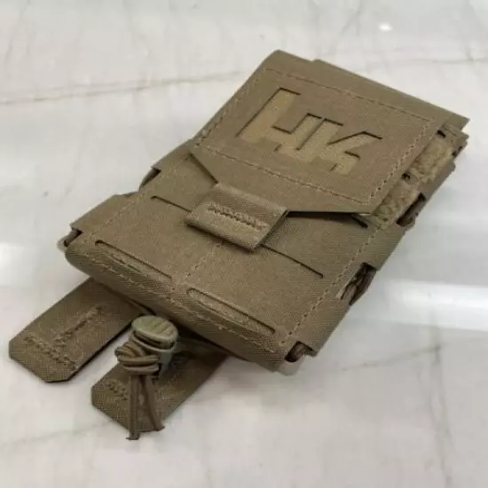 Rare German Heckler & Koch HK lasercut Magazine Pouch for 5.56 Coyote Tan