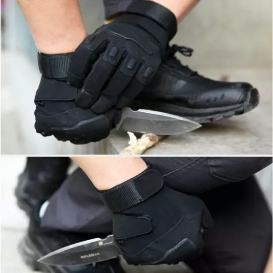 Tactical Gloves Tough Outdoor Military Combat Gloves Full Finger Cycling Gloves