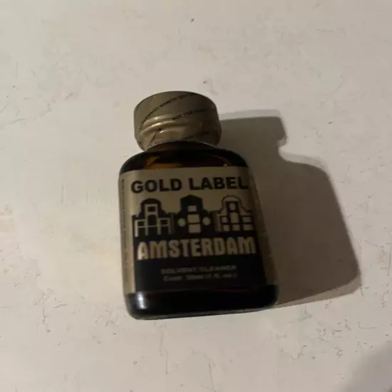 30ml Amsterdam Gold Label Solvent Cleaner Delivery Sealed New