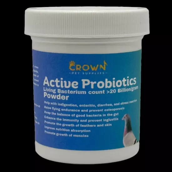 Probiotic 20 Billion Powder, Diarrhea, Muscles Growth & Immunity For Pigeons