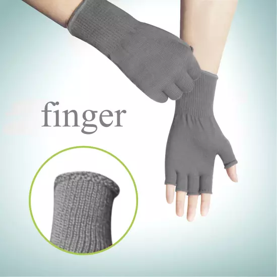 EvridWear Men Women Merino Wool Knit Liner Gloves Finger/Fingerless/Touchscreen