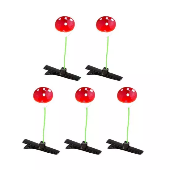 5pcs Hair Clip Cute Headwear Grass Plant Hair Clip Plant Bean Sprout Clip H W ✨◇