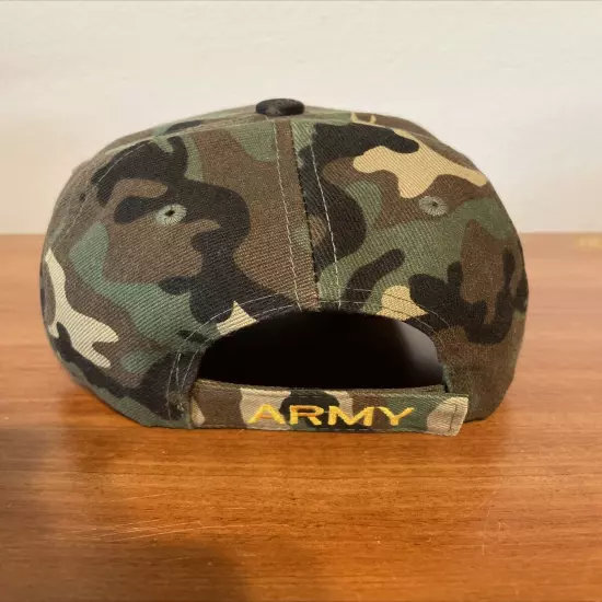 U.S. Army Hat Cap U.S. Warriors Military Official Headwear Strapback Embroidered