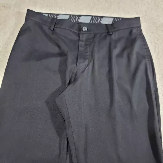 Nike Golf Men’s Standard Fit Flat Front Dri Fit Pants Black Size 36x30