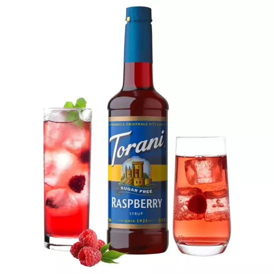 Torani Sugar Free Syrup Raspberry 254 Ounce (Pack of 4)