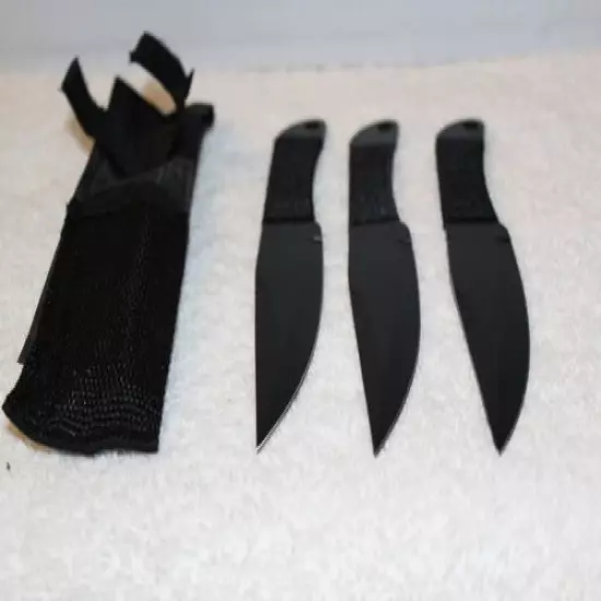 THROWING KNIVES KNIFE BLADE WITH NYLON CASE #47