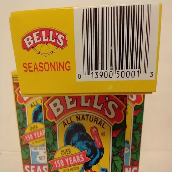 Bell's All Natural Salt Free Seasoning, 1oz, BB 9/2025, Lot of 5