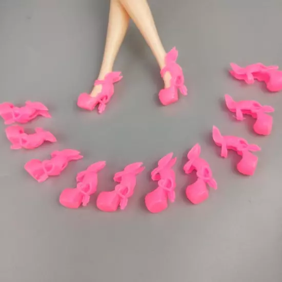 6pairs/lot High Heel Shoes 11.5"Doll Shoes Sandals Sneakers 1/6 Doll Accessories