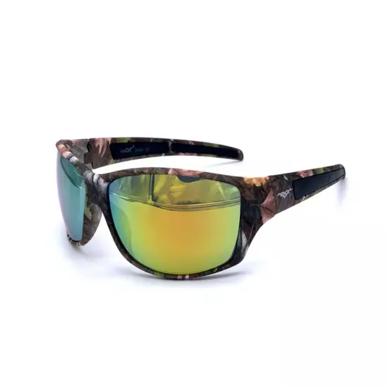 Men Vertex Polarized Tree Camouflage Camo Sports Hunting Sunglasses Shade