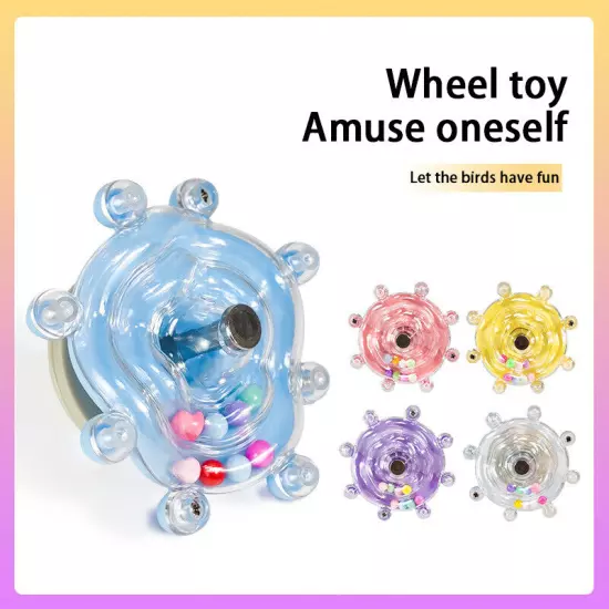 Bird Parrot Interactive Toy Bird Turntable Sounding Ball Toys Ferris Wheel Toy