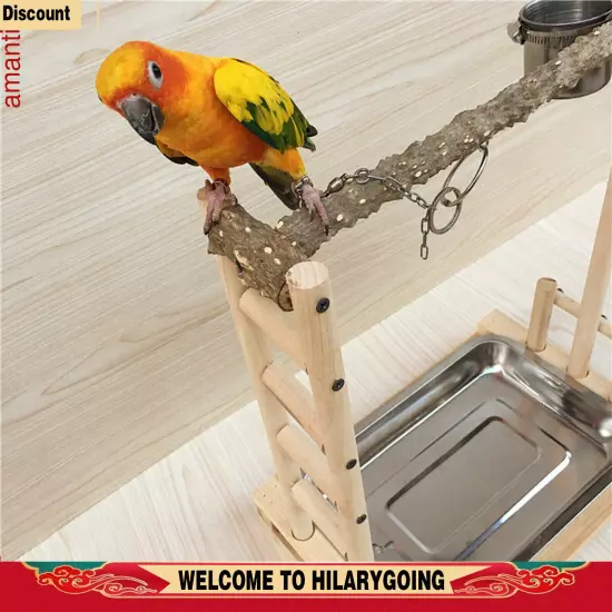 Parrot Wood Stand Game Playing Stick Frame Stick Frame Bird Training Tree Toy