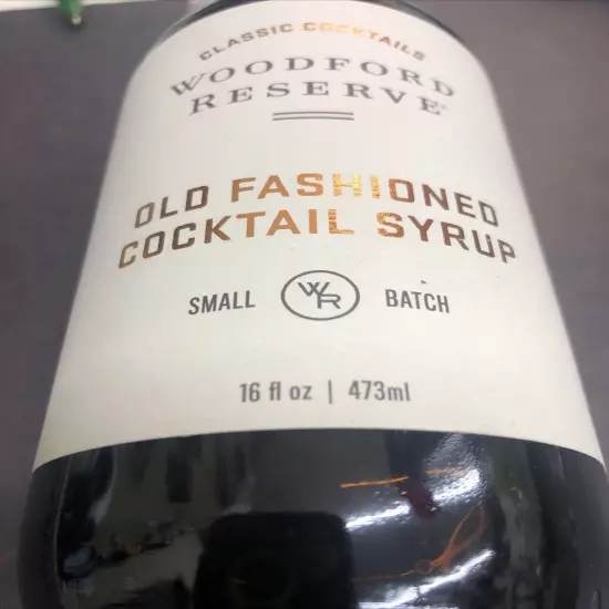 Woodford Reserve Old Fashioned cocktail Syrup 16 Oz 16oz 473ml CM