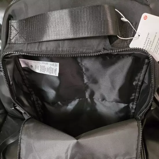 Lululemon New Crew City Adventurer Backpack II Black 22L - Brand New - Free Ship