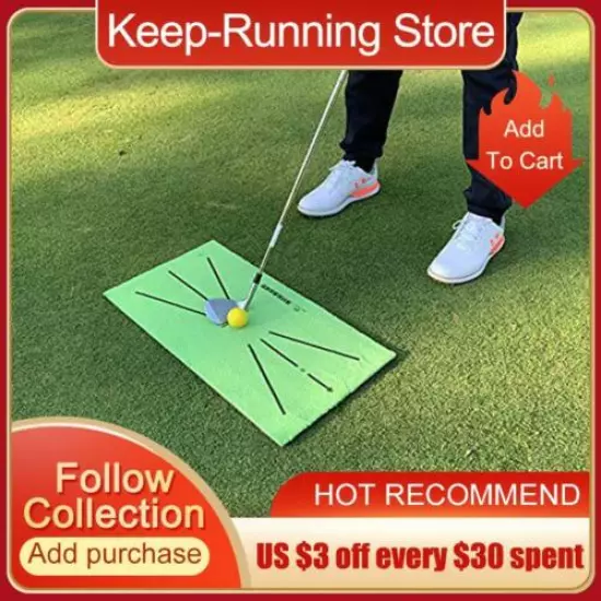 Acu-strike Impact Golf Practice Mats Golf Hitting Mat For Swing Detection