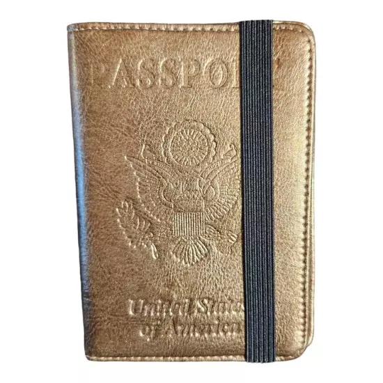 Passport Vaccine Cover Wallet Travel Essentials Leather Card Case Accessories