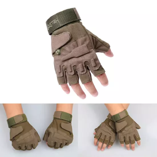 Tactical Half Finger Gloves Military Shooting Gloves Outdoor Sport Gloves