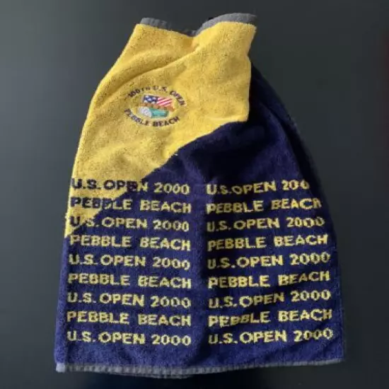 100th U.S. Open Anniversary at Pebble Beach Bag Towel - Tiger Woods Champion