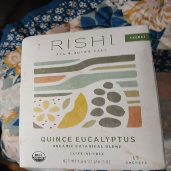 Quince Eucalyptus Herbal Tea | Organic Direct Trade Sachet Tea Bags, Certifie...