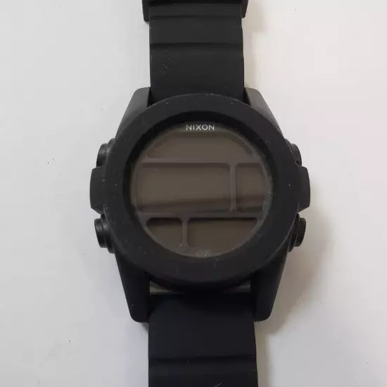 Men's NIXON The Unit Digital Black Watch