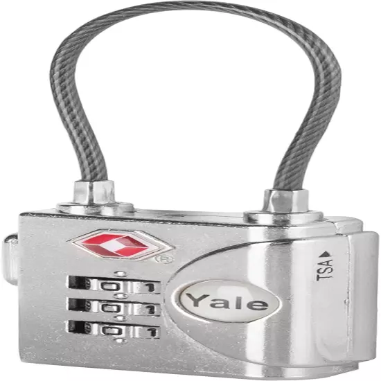 TSA Approved Cable Luggage Locks with Combination for Travel & Backpack