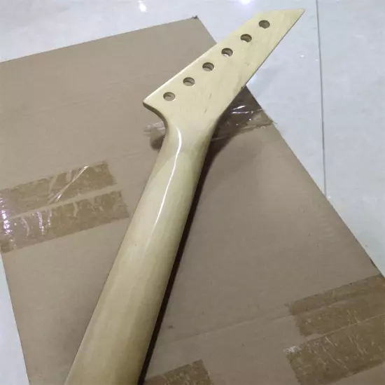 Low price Maple Jackson style Guitar neck 24 fret Maple Fretboard Reverse head