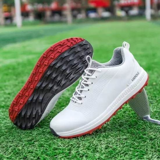 Men Outdoor Golf Sneakers Waterproof Comfortable Wear Resistance Walking Shoes 